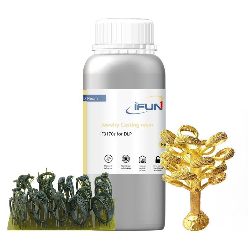 Nhựa in 3D resin IFUN dùng cho đúc kim hoàn chai 500g