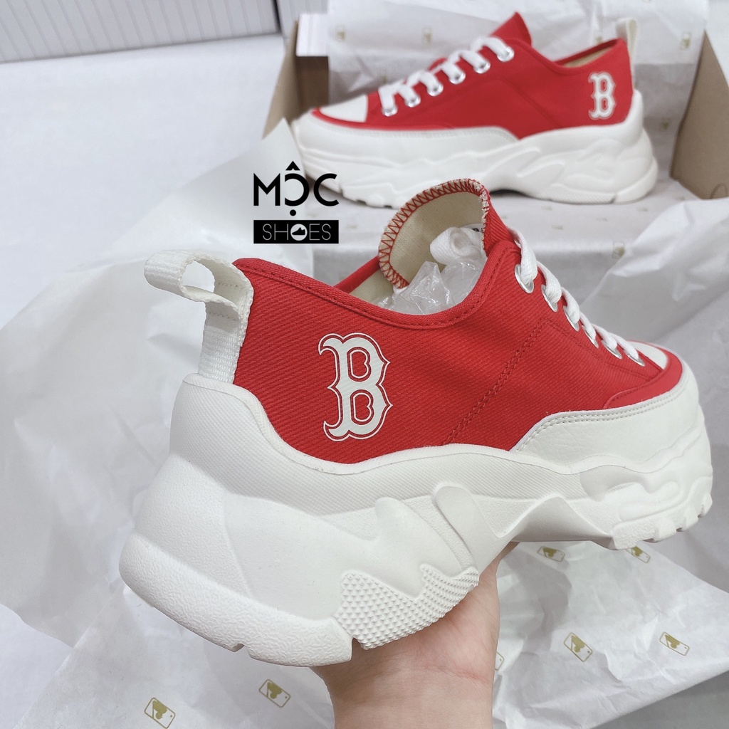 [CHÍNH HÃNG] Giày thể thao Sneaker MLB Chunky cố Thấp New York Yankees màu Đỏ
