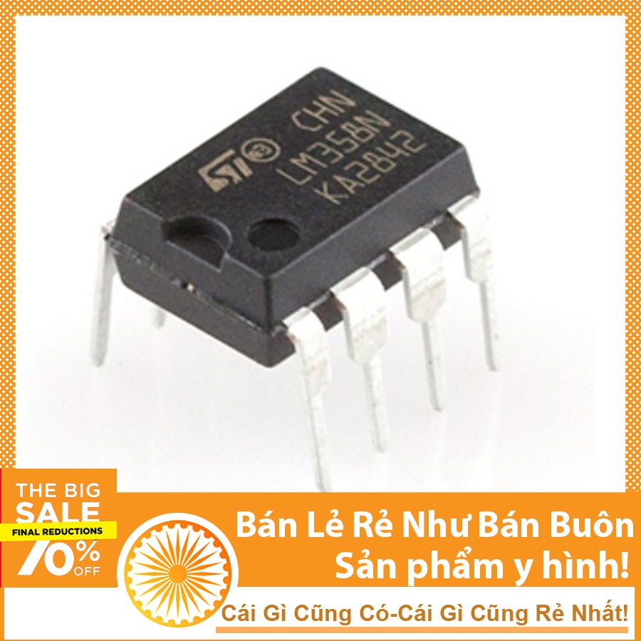 LM358 DIP8 (IC Khuếch Đại Thuật Toán) DHCNHN