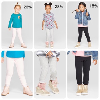 Quần legging lót lông Cat & Jack bé gái