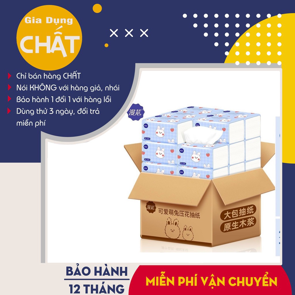 Giấy Ăn Siêu Mịn Thùng 40 Gói, Khăn giấy nhỏ gọn tiện lợi mang đi (Hàng Nội Địa Trung Quốc)