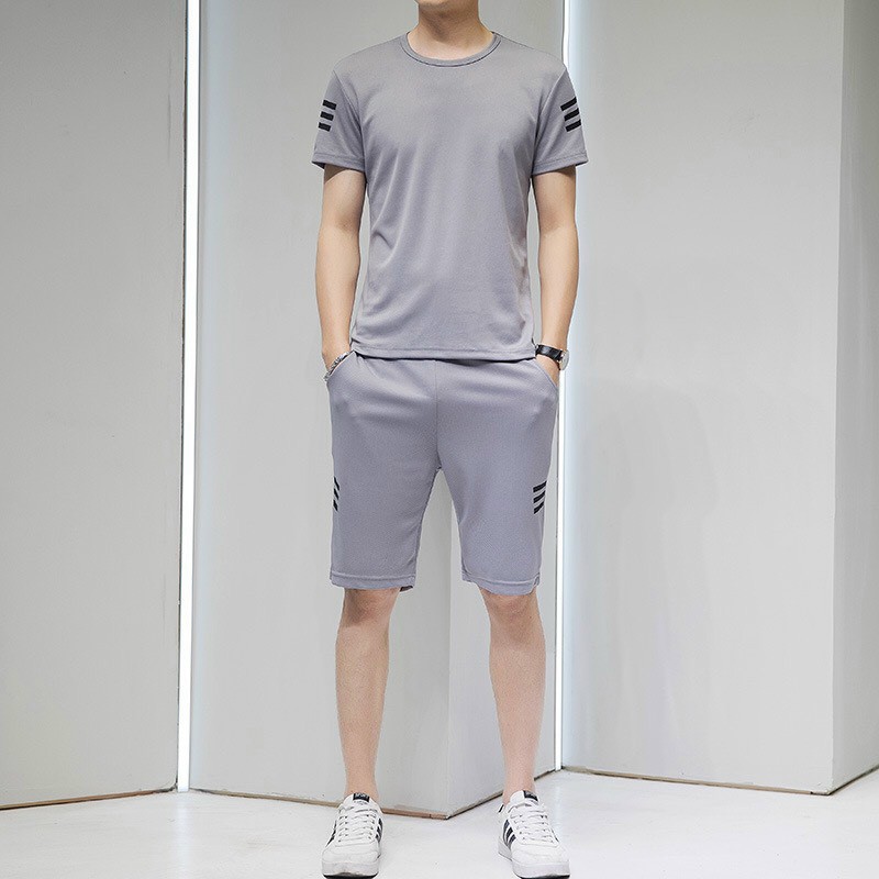 ⚡ HÓT MÙA HÈ ⚡ Bộ Thể Thao Nam ROUGH Chất Thun Lưới Mè Co Giãn, Năng Động Thoải Mái Mùa Hè, 4 Màu Trẻ Trung | BigBuy360 - bigbuy360.vn