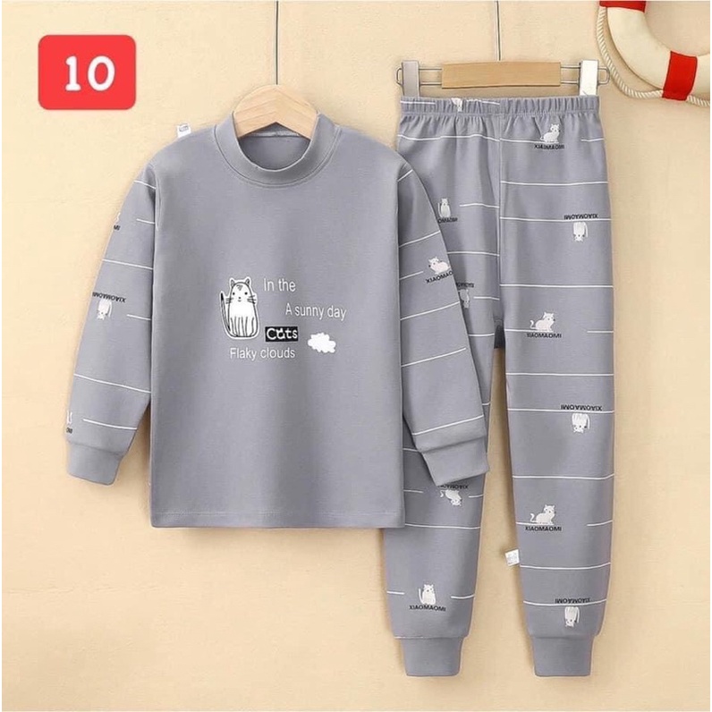 Bộ dài tay cho bé có size đại