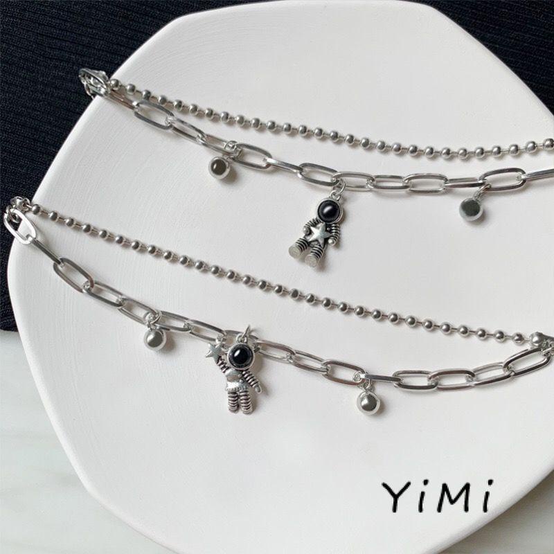 【Yimi.Vn】Vòng Tay Cặp Đôi Hình Phi Hành Gia/Ngôi Sao Dễ Thương Làm Quà Tặng Cho Bạn Gái