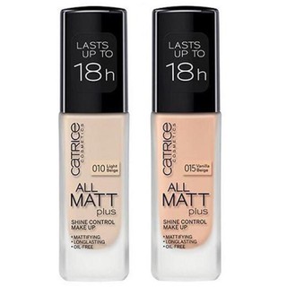 Kem Nền Catrice All Matt Plus Shine Control Make Up 18h