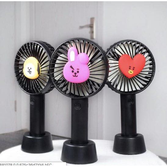 ( Sẵn) Quạt mini cầm tay BTS ( handy fan)