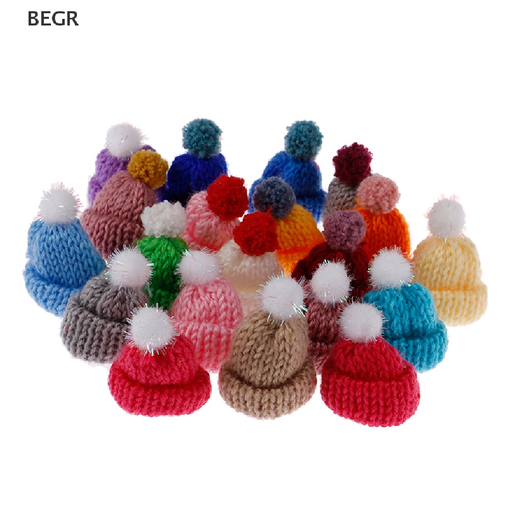Bộ 10 Mũ Len Mini 3.5CM Trang Trí Cho Búp Bê