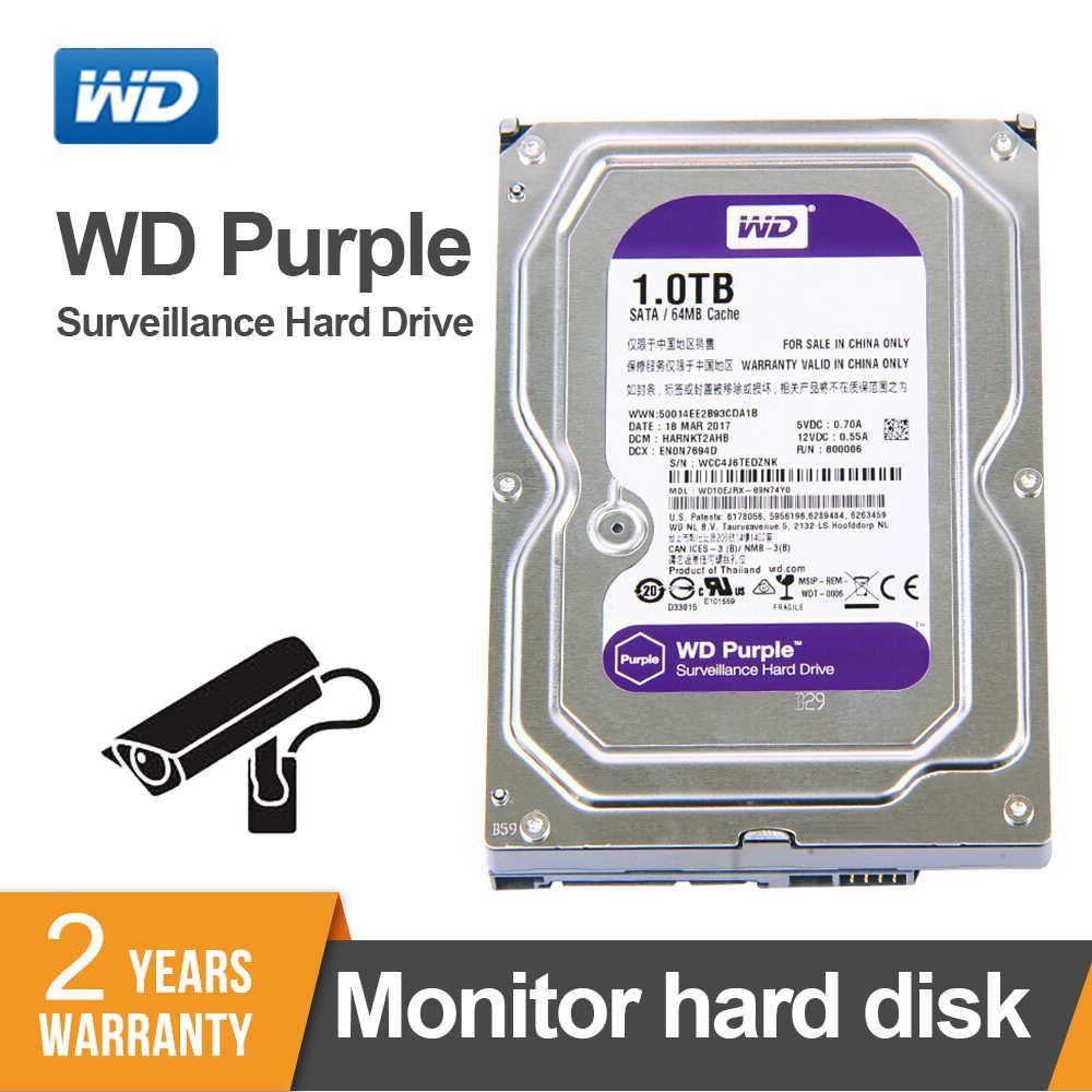 Ổ cứng HDD 1Tb Western Purple (màu tím) cho camera 100% mới bảo hành 24 tháng