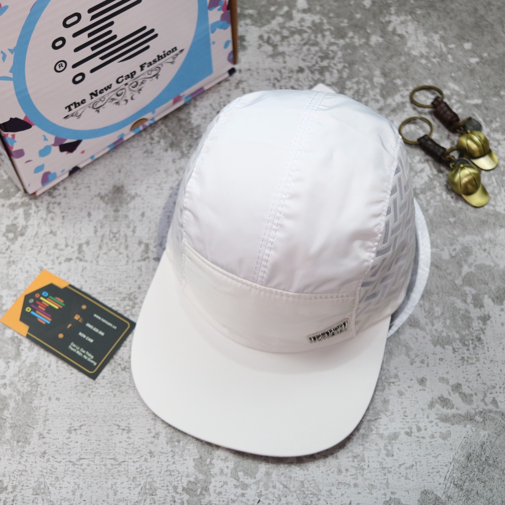 (Best seller) Mũ lưới chữ X trắng đóng gói trong hộp đựng cao cấp Nón Cam, thích hợp làm quà tặng cam kết 100% ảnh thật