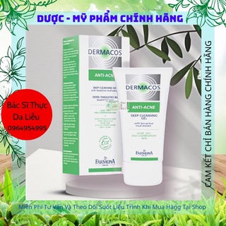 Dermacos Anti Acne Deep Cleansing Gel with Bioactive Mud Extract- Gel rửa mặt Demacos chính hãng