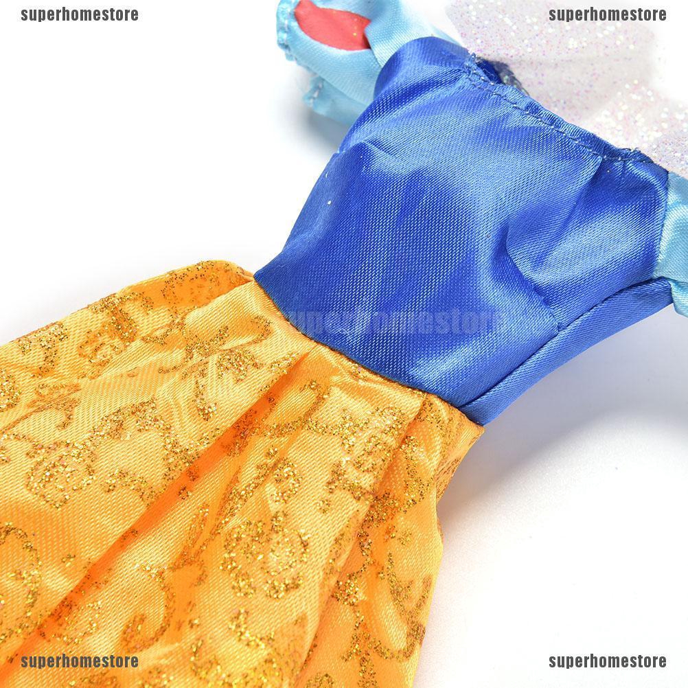1 Đầm Công Chúa Bạch Tuyết Cho Búp Bê 11 "