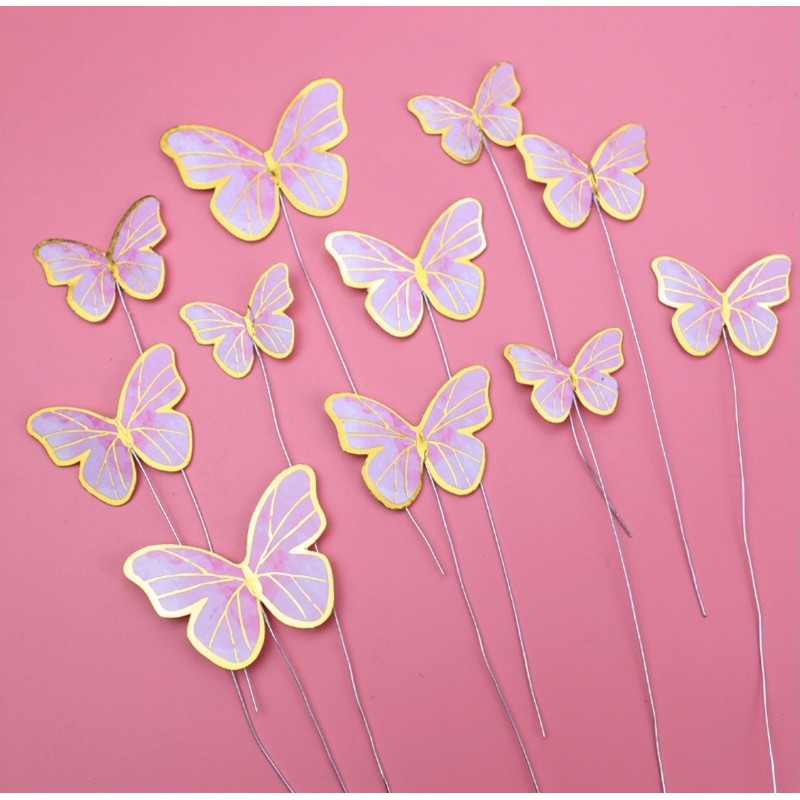 5 set 11 bướm giấy size nhỏ