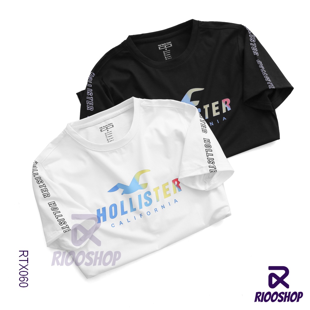 Áo thun nam cổ tròn cotton đắp vai cực chất Holli RTX060 - áo phông nam đẹp