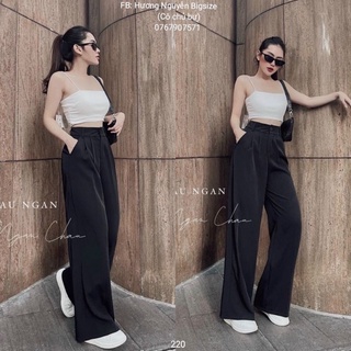 55-90kg bigsize set áo 2 dây + quần ống suông