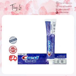 Kem đánh răng crest 3d white vivid mint ultra 158g