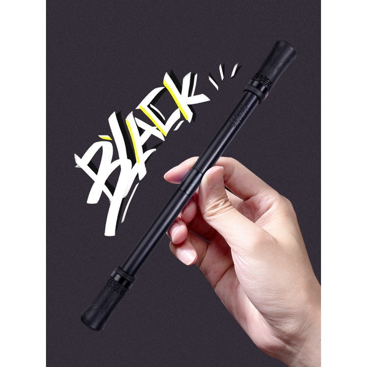 Bút Xoay Tay Màu Đen Phong Cách Samurai Trắng Chuyên Dụng Cho Người Mới Bắt Đầu