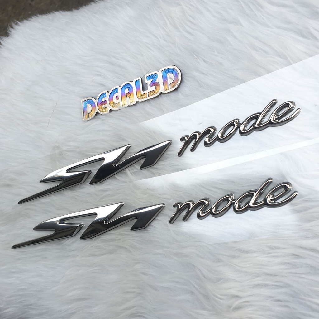 TEM SH MODE 2020 CHỮ NỔI 3D MÀU BẠC HÀNG CAO CẤP SIÊU NÉT - GIÁ 1 CẶP