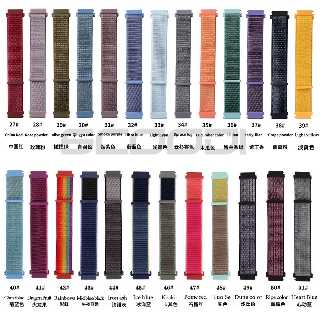 Dây Nylon Bện Cho Đồng Hồ Thông Minh Samsung Galaxy Watch 4 / 5 / 5 Pro 40mm 44mm 45mm