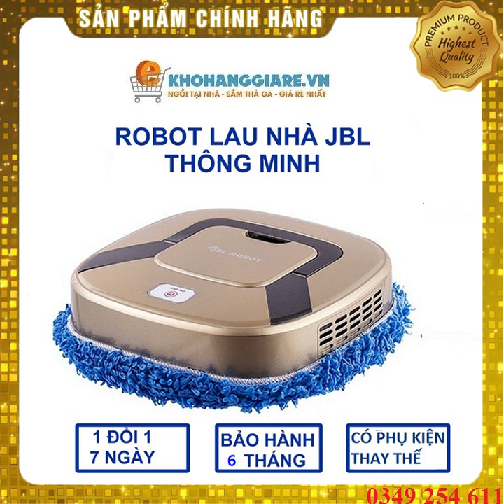 Robot lau nhà - Có bảo hành - Rô bốt lau nhà thông minh sử dụng pin sạc siêu bền có bảo hành - có video thật