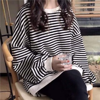 ÁO SWEATER KẺ SỌC ĐEN TRẮNG