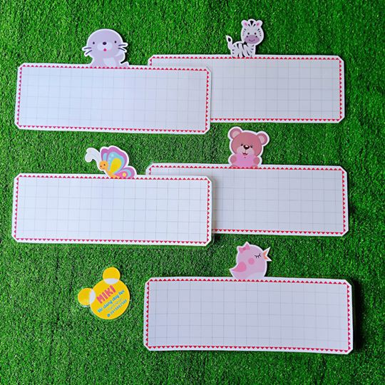 Thẻ từ thú loại ngang handmade