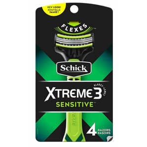 Hộp 4 Dao Cạo Râu 3 Lưỡi Schick Xtreme 3 Sensitive