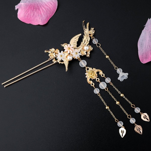 Trâm phụng hoàng dục hỏa trùng sinh họa tiết trang trí sang trọng phong cách cổ trang cosplay