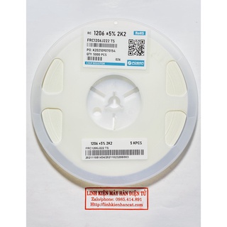 100 con điện trở dán 2k2 kiểu 1206 smd