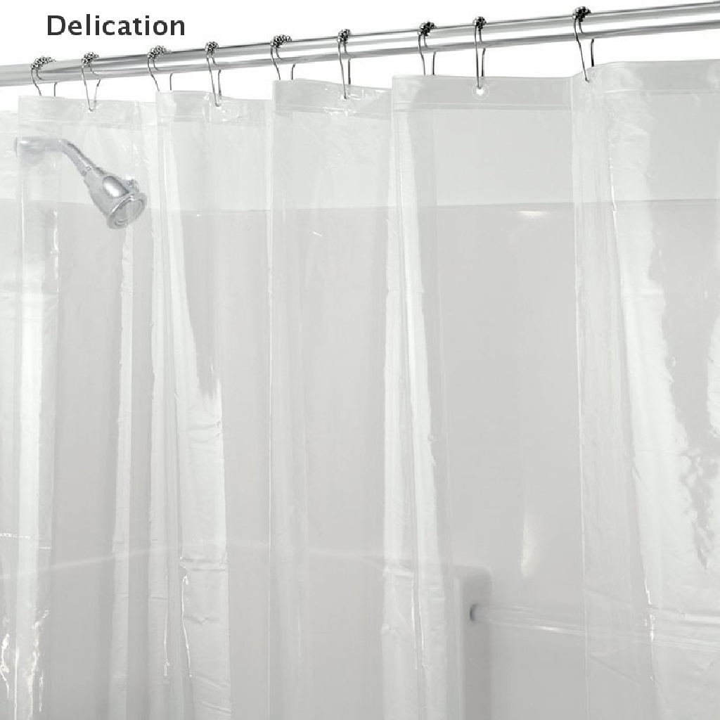 Bộ 12 Móc Treo Rèm Nhà Tắm 5 Bóng Lăn Bằng Vải Satin Đánh Bóng
