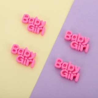 Bộ 10 phụ kiện trang trí kiểu chữ Baby Girl dễ thương tiện dụng