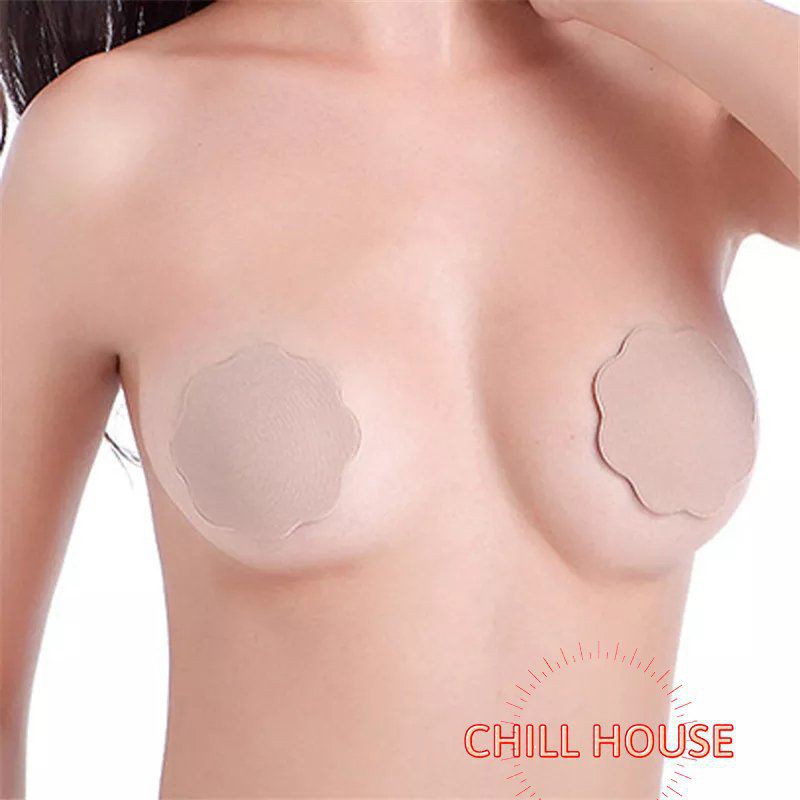 1 Đôi Dán Nhũ Hoa Vải 4.8cm Hình Hoa Mai  P2- CHILLHOUSE