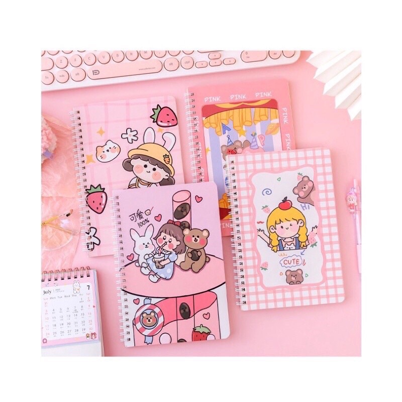 Sổ tay A5 dễ thương có dòng kẻ Bistore