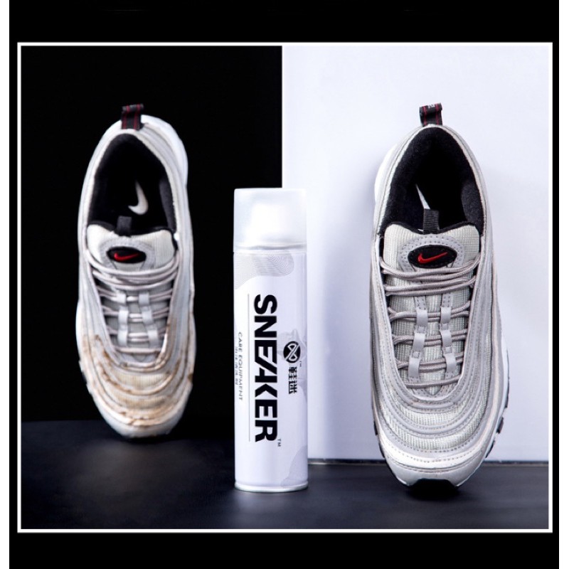 Chai xịt bọt tuyết làm sạch tẩy ố vàng giày Sneaker Hando 300ml
