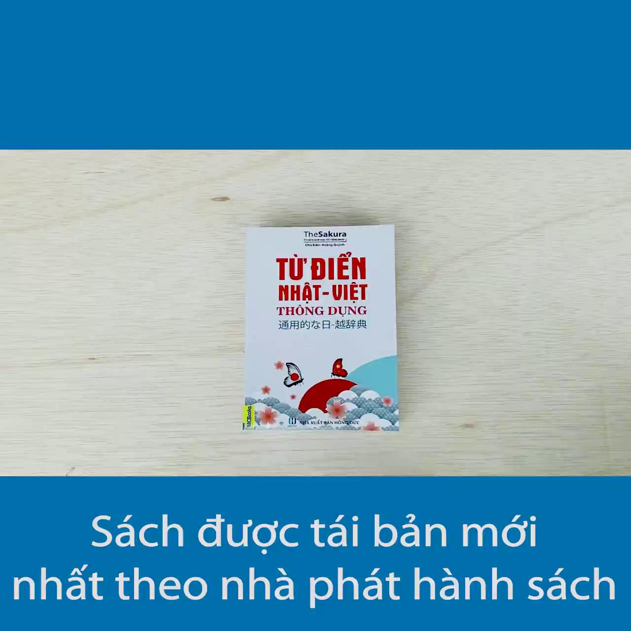 Từ Điển Nhật Việt Thông Dụng - Bìa Mềm | BigBuy360 - bigbuy360.vn