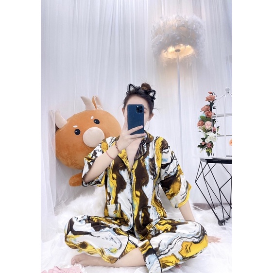 Bộ ngủ cánh dơi lụa mango loại 1