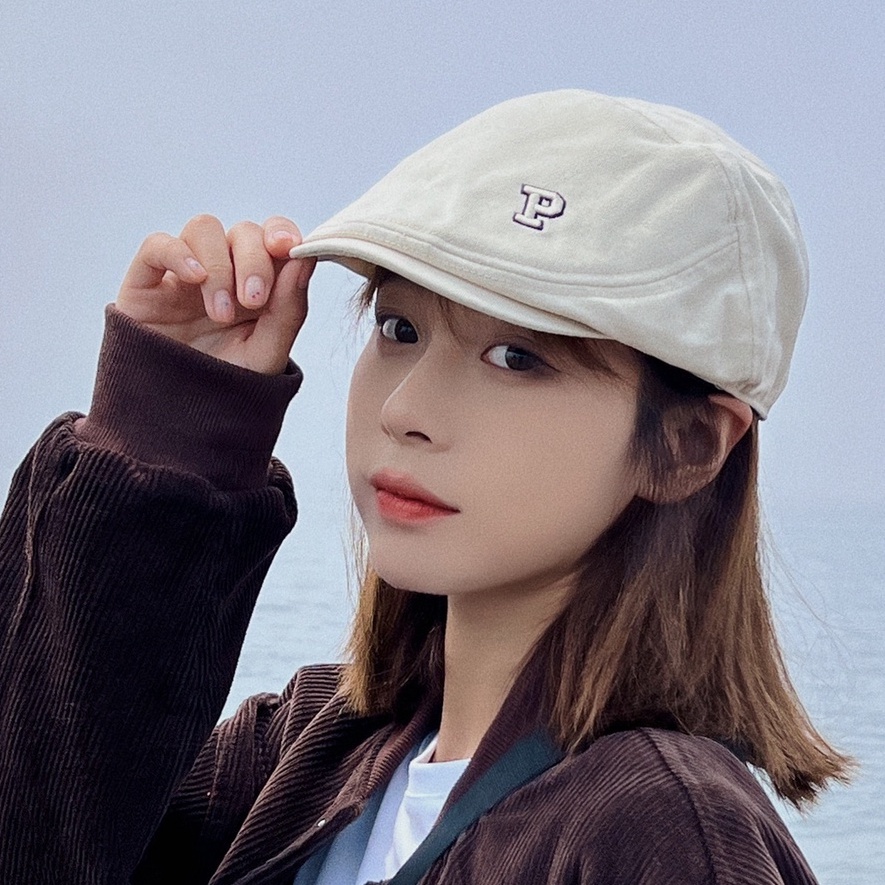 Mũ Họa Sĩ Thời Trang Mùa Thu In Chữ Phong Cách Hàn Quốc Dễ Phối Đồ