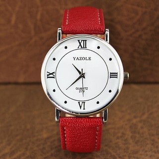 [ SALE24h ] Đồng hồ đeo tay nam dây da Yazole 279