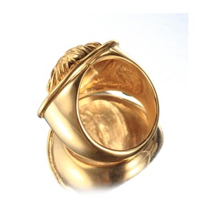 Nhẫn Versace Titan Mạ Vàng 18K