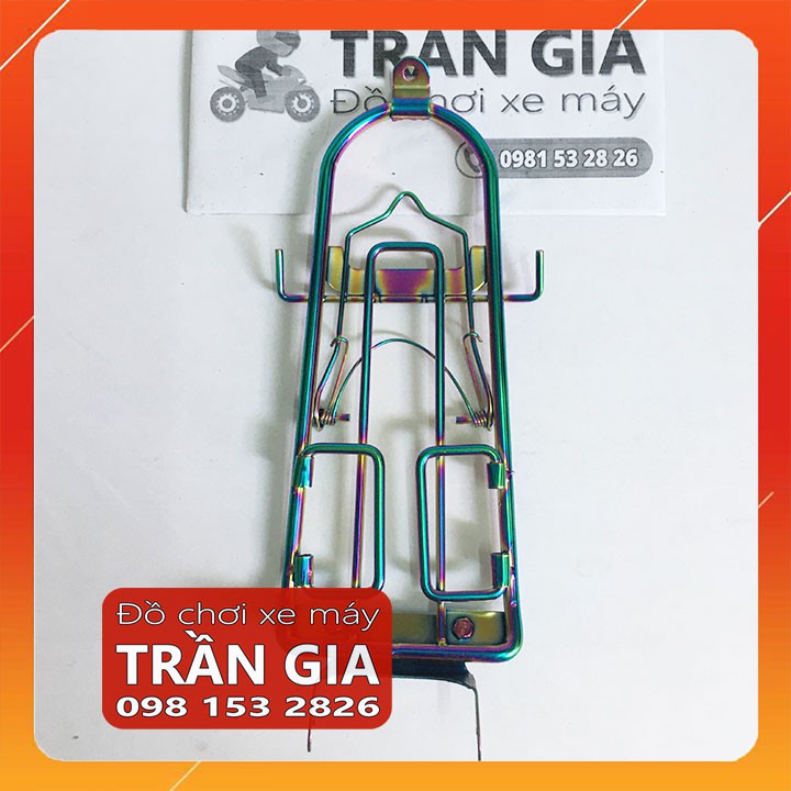 Baga giữa xe exciter 155  VVA năm 2020-2021 gác baga trước  ex 155 nhựa inox titan 7 màu 10 ly