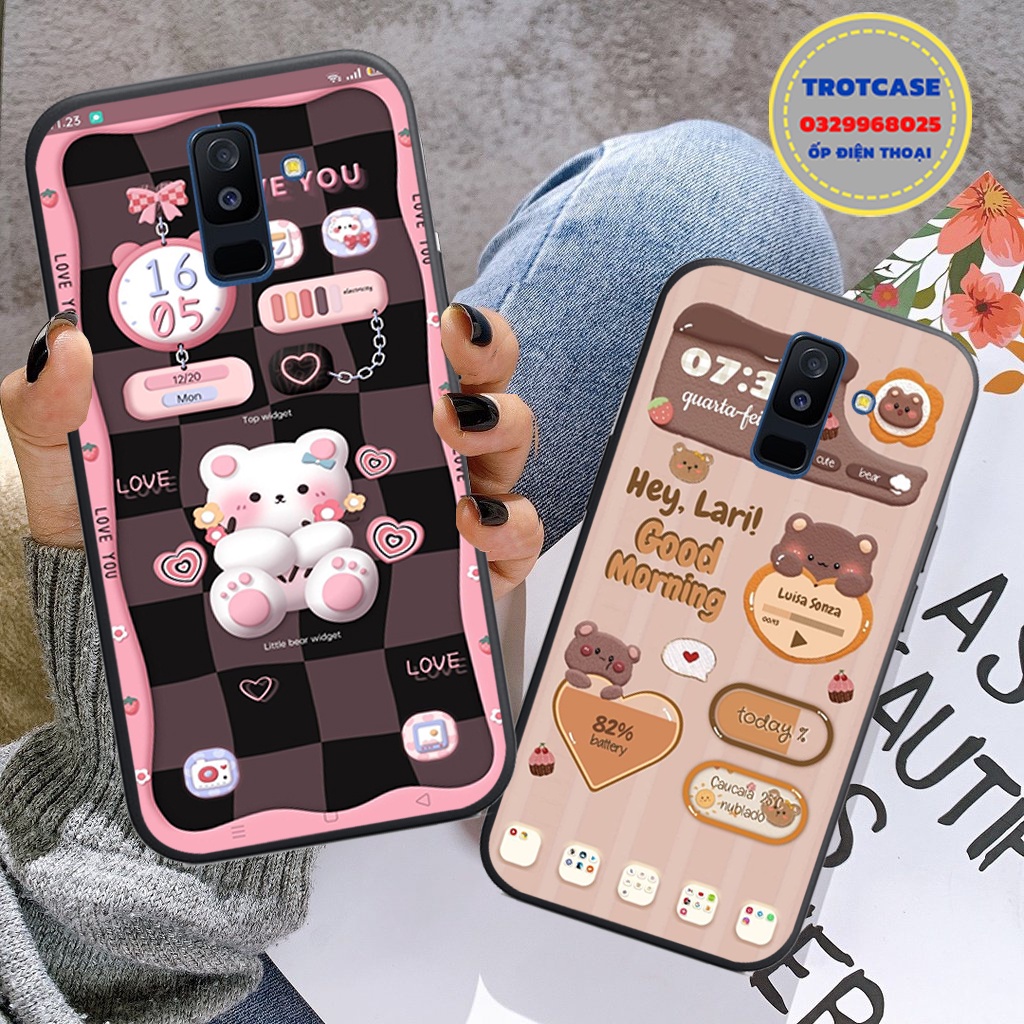 Ốp lưng Samsung A6 / A6 Plus / A8 / A8 Plus / J6 / J6 Plus / J8 hình đáng yêu vui nhộn, siêu cute cá tính
