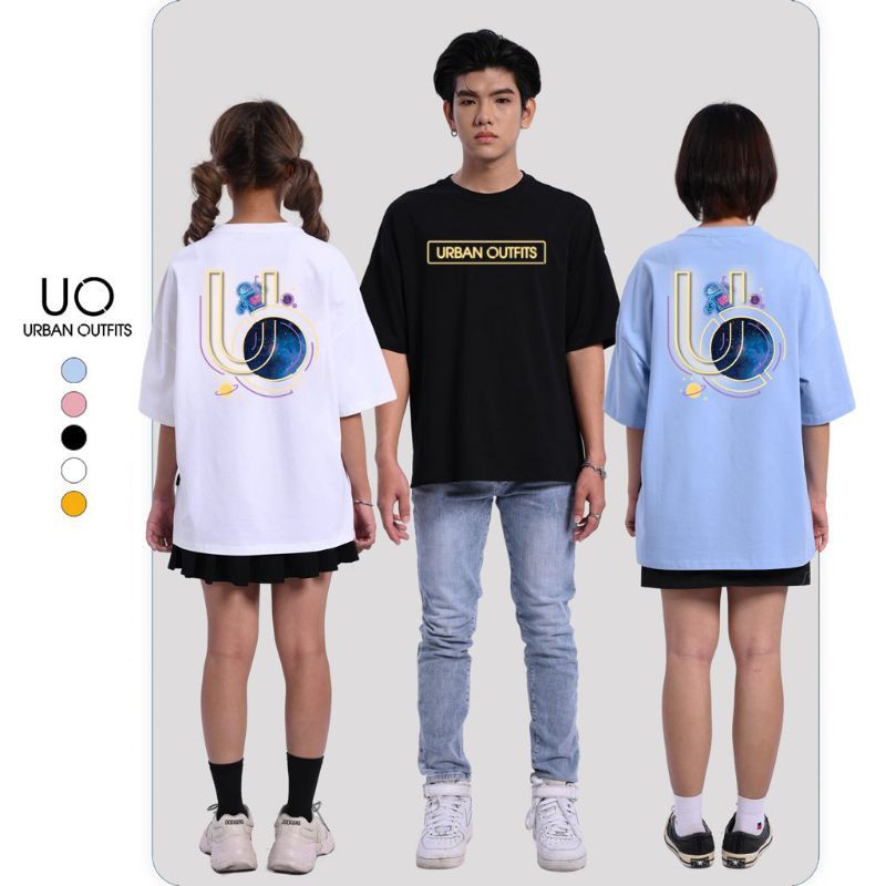 Áo Thun Tay Lỡ Nam Nữ Unisex Form Rộng URBAN OUTFITS In Galaxy UO ATO12 100 Cotton ྇