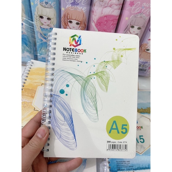 Sổ lò xo A5 notebook