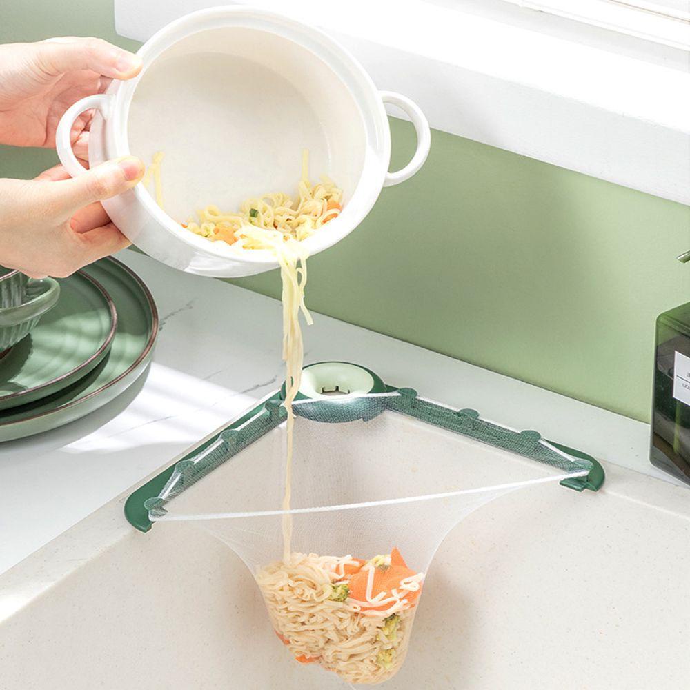 JANE Túi Đựng Rác Hình Tam Giác Tự Dính Chống Tắc Nghẽn Dùng Một Lần