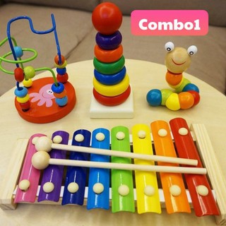 Combo Các Món Đồ Chơi Phát Triển Trí Tuệ Cho Bé