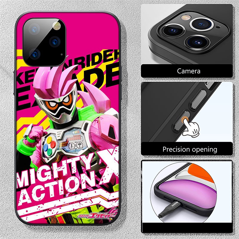 Ốp Điện Thoại Họa Tiết Kamen Rider Độc Đáo Cho iPhone 5 5S 6 6S 7 8 11 Pro Max Plus SE XR IJ78