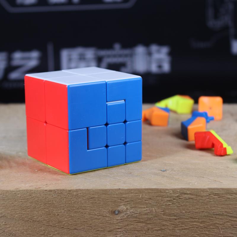 Rubik Moyu Meilong Puppet V2 Stickerless, Rubik 2x2 Biến Hình Phát Triển Siêu Trí Tuệ