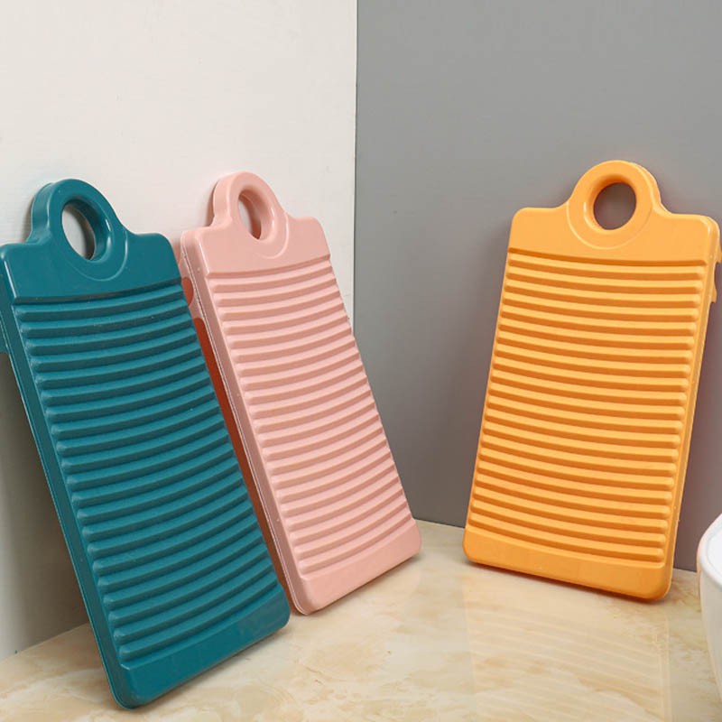 Hoho Hàng Gia Dụng Nhựa Chống Trượt Washboard Mini Nhỏ Washboard Hộ Gia Đình Giặt Tay Washboard Dày Tay Washboard Washboard