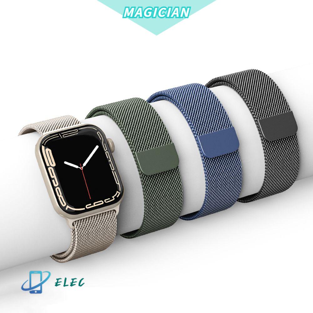 Dây đeo thay thế bằng thép không gỉ 41MM 45MM nhiều màu cho vòng tay Milanese