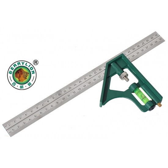 Thước vuông kiêm nivo Berry Lion tiện dụng
