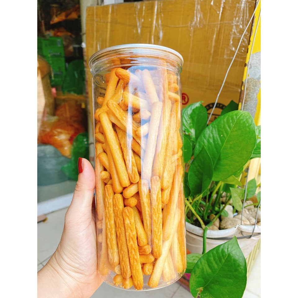 hủ PET-250gr bánh quy bơ đũa mặn